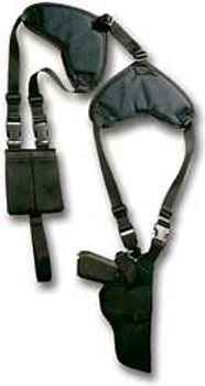 Bulldog WSHD3 Deluxe Shoulder Harness Black Nylon Harness Fits SW MP CompactTaurus Millennium2.503.75 Barrel Ambidextrous UPC: 875591000988