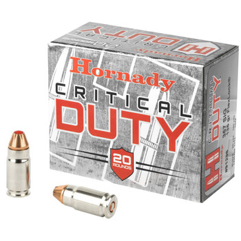 Hornady Critical Duty High Velocity Centerfire Ammunition, 357 SIG, Hornady FlexLock, 135 Grain - 20 Cartridge Box ( 20 / 1 )