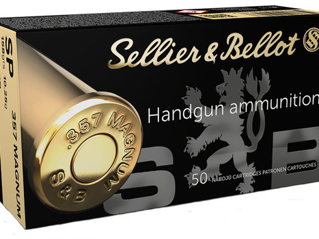 Sellier & Bellot SB357B Handgun 357Mag 158gr Soft Point 50 Per Box/20 Case