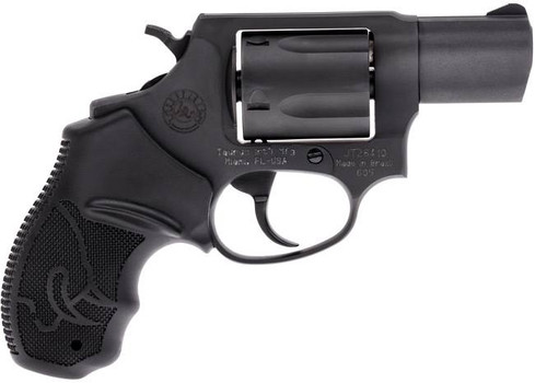 Taurus 2605021 605  38 Special P or 357 Mag Caliber with 2 Barrel 5rd Capacity Cylinder Overall Matte Black Oxide Finish Steel Finger Grooved Black Rubber Grip  Fixed Sights UPC: 725327203018