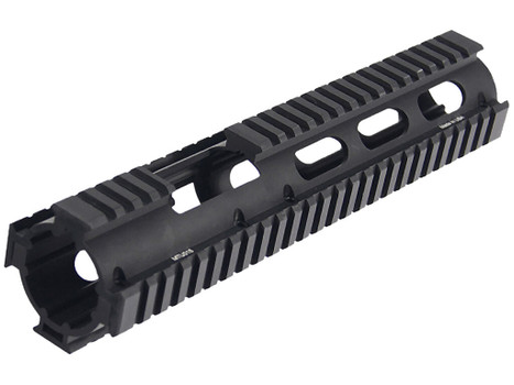 Leapers MTU015 Quad Rail Handguard Aluminum Matte Black Receiver