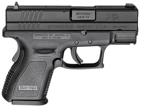 SPRGFLD XD9 9MM 3" BLK 10RD UPC: 706397168018