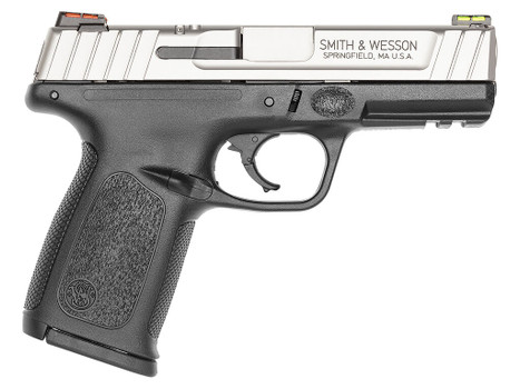 Smith & Wesson 11908 SD40 VE *CA Compliant Compact Frame 40 S&W 10+1 4" Stainless Steel Barrel, Satin Serrated Stainless Steel Slide, Matte Black Polymer Frame w/Picatinny Rail, Black Textured Grip