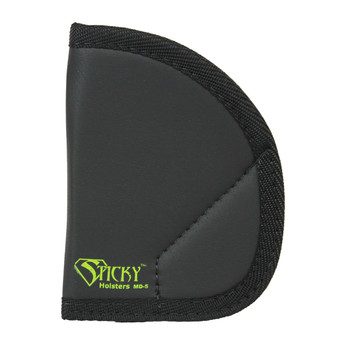 Sticky Holsters MD5 MD5  BlackGreen Latex Free Rubber Fits Ruger LCRSW JFrame Ambidextrous UPC: 858426004078