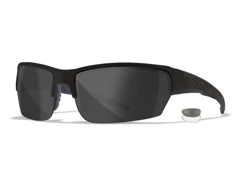Wiley X CHSAI07 SAINT S/M Smoke Gray/Clear Lens Polycarbonate Matte Black Frame
