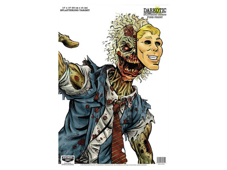 Birchwood Casey 35645 Darkotic Fine Print Zombie Lawyer Paper Hanging Universal 12" x 18" Multi-Color Impact Enhancement Splatter 8 Per Pkg