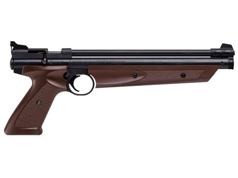 Crosman P1377BR American Classic Pump Pistol Pump 177 1rd Brown Polymer Grips