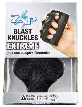 PSP ZAPBK950E Zap Blast Knuckles Extreme Range of Close Contact Rubber Includes Nylon Case with Belt Clip UPC: 797053001688
