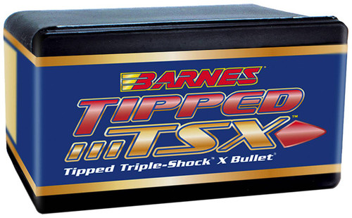 Barnes Bullets 30242 Tipped TSX  6.5 Creedmoor .264 120 gr TTSX Boat Tail 50 Per Box UPC: 716876264308