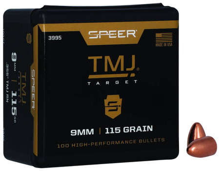 Speer 3995 TMJ  9mm .355 115 gr Total Metal Jacket TMJ UPC: 076683039958