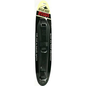 Butler Creek 80095 Quick Carry RifleShotgun Sling Black Neoprene 27 36 OAL 1.25 Wide Adjustable Padded Design  QD Swivels UPC: 051525800958