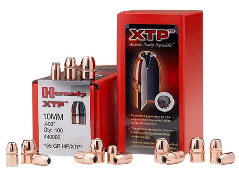Hornady 35540 XTP 9mm .355 115 gr Hollow Point 100 Per Box/ 25 Case