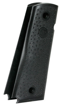 Hogue 45190 OverMolded Grip Panels Cobblestone Black Nylon with Palm Swells for 1911 Government UPC: 743108451908
