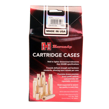 Hornady 8742 Unprimed Cases Cartridge 40 SW Handgun Brass UPC: 090255487428