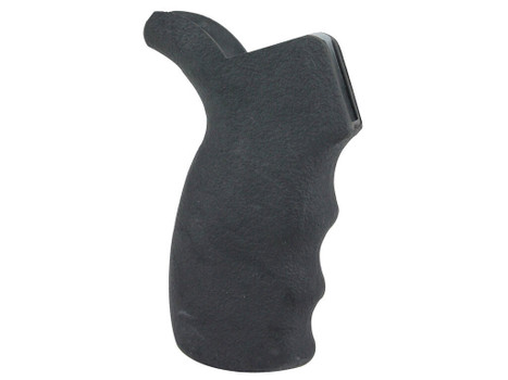 Pachmayr 02466 AR Rear Grip Non-Slip Texture Black Rubber with Finger Grooves for AR-15