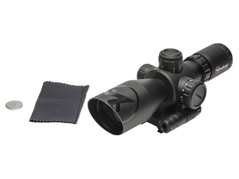 Firefield FF13065 Barrage w/Red Laser Matte Black 2.5-10x40mm Illuminated Red/Green Mil-Dot Reticle/Red Laser