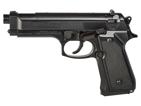 Daisy 0340 Powerline Air Pistol Spring Piston 177 13+1 Black Checkered Polymer Grips