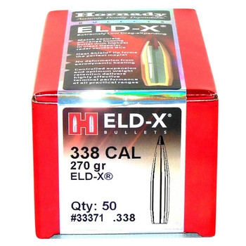 BULLET ELD-X 338 CAL 338 270 GR 50RD/BX UPC: 090255333718