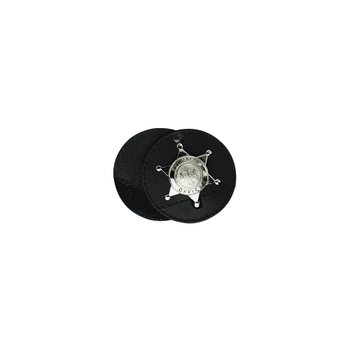 Circle Badge Holder, Hook and Loop Closure UPC: 192375129568