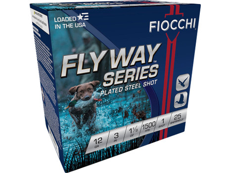 Fiocchi 123ST1 Flyway 12Gauge 3" 1 1/8oz 1Shot 25 Per Box/10 Case