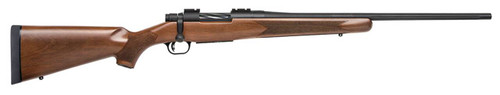 Mossberg 27849 Patriot  7mm08 Rem 51 22 Fluted Barrel wRecessed Match Crown Matte Blued Metal Finish SpiralFluted Bolt Walnut Stock Drop Box Magazine Adjustable LBA Trigger UPC: 015813278492
