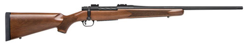 Mossberg 27876 Patriot  2506 Rem 51 22 Fluted Barrel wRecessed Match Crown Matte Blued Metal Finish SpiralFluted Bolt Walnut Stock Drop Box Magazine Adjustable LBA Trigger UPC: 015813278768
