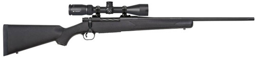 Mossberg 27935 Patriot  Bolt 3006 Springfield 51 22 Black Synthetic Stock Blued Right Hand Vortex Crossfire II 39x40mm Fluted Barrel UPC: 015813279352