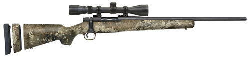 Mossberg 28066 Patriot Super Bantam 7mm08 Rem Caliber with 51 Capacity 20 Fluted Barrel Blued Metal Finish  TrueTimber Strata Synthetic Stock Right Hand Youth Includes 39x40mm Scope UPC: 015813280662