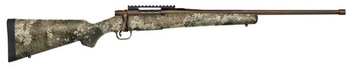 Mossberg 28074 Patriot Predator 22250 Rem Caliber with 51 Capacity 22 ThreadedFluted Barrel Patriot Brown Cerakote Metal Finish  TrueTimber Strata Synthetic Stock Right Hand Full Size UPC: 015813280747