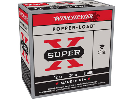 Winchester Ammo XP12 Super X Blank 12Gauge 2.75" 25 Per Box/10 Case