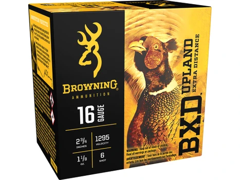 Browning Ammo B193511626 BXD Upland 16Gauge 2.75" 1 1/8oz 6Shot 25 Per Box/10 Case