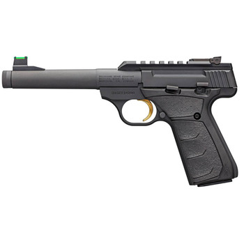 Browning 051534490 Buck Mark Plus Camper SR 22 LR 101 6 Steel Threaded Barrel Matte Black Optic ReadySerrated Steel Slide  Aluminum Frame Black Ultragrip FX Grips UPC: 023614678502