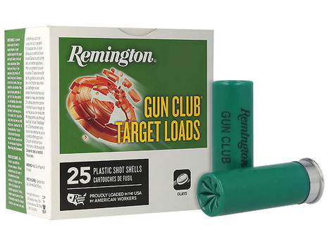 Remington Ammunition 20230 Gun Club 12Gauge 2.75" 1 1/8oz 8Shot 25 Per Box/10 Case