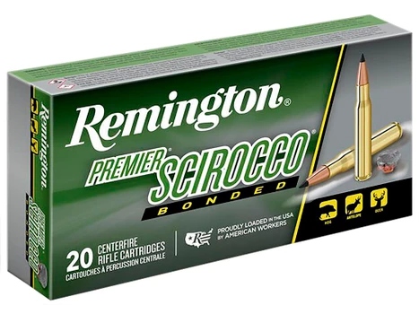 Remington Ammunition 29345 Premier Scirocco Bonded 300WSM 180gr Swift Scirocco Bonded 20 Per Box/10 Case
