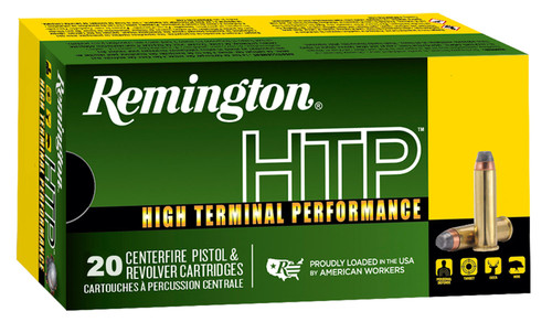 Remington Ammunition 22306 HTP  40 SW 155 gr Jacketed Hollow Point JHP 20 Per Box 25 UPC: 047700496801