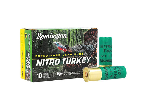 Remington Ammunition 26712 Nitro Turkey 12Gauge 3.50" 2oz 6Shot 10 Per Box/10 Case