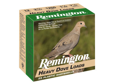 Remington Ammunition 28755 Heavy Dove Loads 12Gauge 2.75" 1 1/8oz 7.5Shot 25 Per Box/10 Case