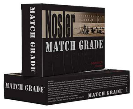 Nosler Match Grade Hyper Velocity Centerfire Ammunition, 223 Remington, Custom Competition Hollow Point Boat Tail, 69 Grain - 20 Cartridge Box ( 20 / 1 )