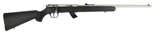 Savage Arms 24700 Mark II FSS 22 LR Caliber with 101 Capacity 21 Barrel Matte Stainless Metal Finish Matte Black Synthetic Stock  AccuTrigger Right Hand Full Size UPC: 062654247002
