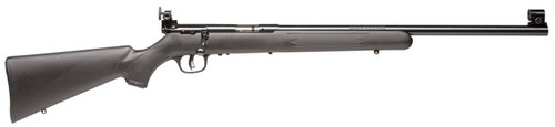 Savage Arms 28900 Mark I FVT 22 Short 22 Long or 22 LR Caliber with 1rd Capacity 21 Barrel Satin Blued Metal Finish Black Synthetic Stock  AccuTrigger Right Hand Full Size UPC: 062654289002