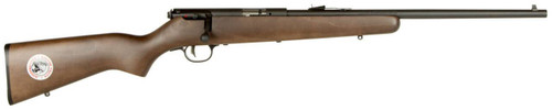 Savage Arms 60702 Mark I G 22 Short 22 Long or 22 LR Caliber with 1rd Capacity 19 Barrel Satin Blued Metal Finish Satin Hardwood Stock  AccuTrigger Right Hand Youth UPC: 062654607028