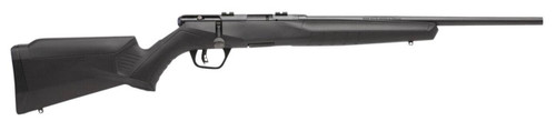 Savage Arms 70814 B17 Compact Bolt Action 17 HMR Caliber with 101 Capacity 18 Barrel Matte Blued Metal Finish  Matte Black Synthetic Stock Right Hand UPC: 062654708145