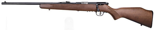 Savage Arms 95700 93 G 22 WMR Caliber with 51 Capacity 21 Barrel Matte Blued Metal Finish Satin Hardwood Stock  AccuTrigger Left Hand Full Size UPC: 062654957000