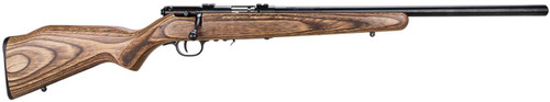 Savage Arms 96734 93R17 BV 17 HMR Caliber with 51 Capacity 21 Barrel Matte Blued Metal Finish  Natural Brown Laminate Stock Right Hand Full Size UPC: 062654967344