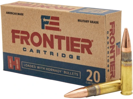 Frontier Cartridge FR400 Military Grade Centerfire Rifle 300Blackout 125gr Full Metal Jacket 20 Per Box/10 Case