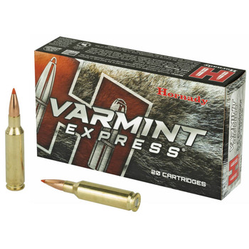 Hornady Varmint Express Hyper Velocity Centerfire Ammunition, 6.5 Creedmoor, Hornady V-Max, 95 Grain - 20 Cartridge Box ( 20 / 1 )