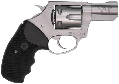 Charter Arms 73840 Undercover  Large 38 Special 6 Shot 2.20 Stainless Steel Barrel  Cylinder Anodized Aluminum Frame wBlack Finger Grooved Rubber Grip Exposed Hammer UPC: 678958738407