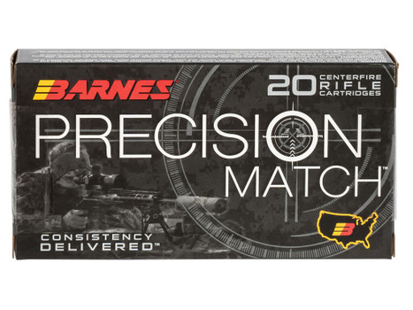 Barnes Bullets 30814 Precision Match 6mmCreedmoor 112gr Open Tip Match Boat Tail 20 Per Box/10 Case