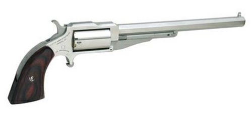 North American Arms 18606C Earl Hogleg CA Compliant 22 LR22 Mag 5 Shot 6 Satin Steel Barrel  FrameStainless CylinderRosewood Boot Grips UPC: 744253002441