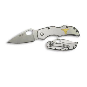 Cattlemans Deuce Folder 2.5 in Blade Stainless Handle UPC: 892550001879